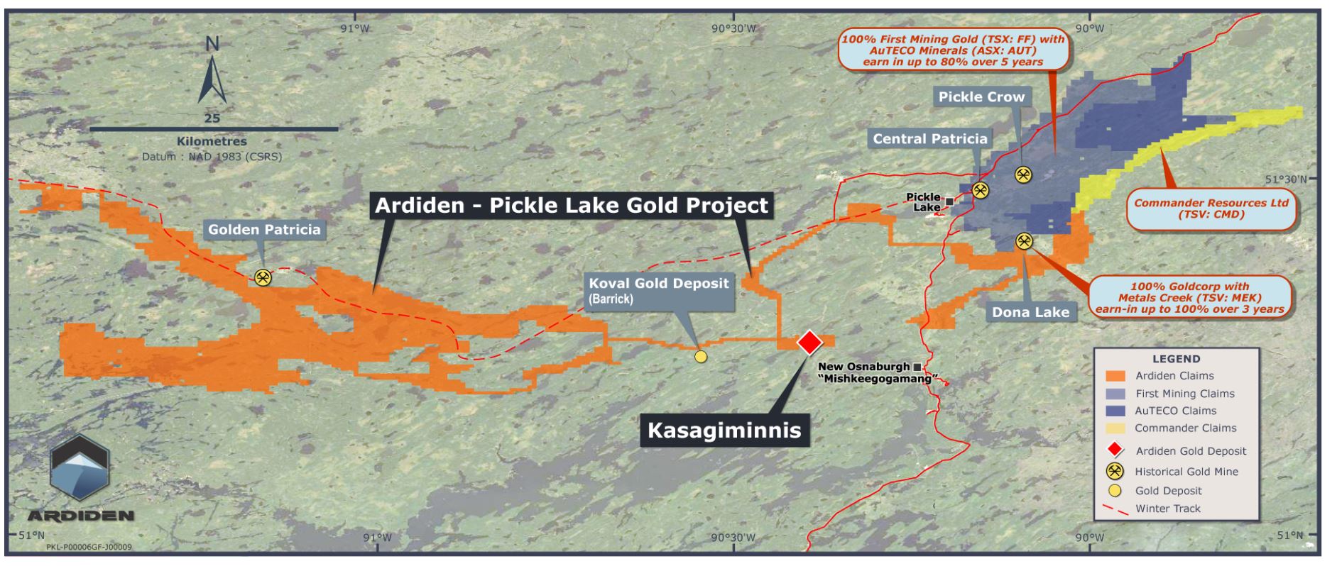 PICKLE LAKE GOLD PROJECT Ardiden Limited